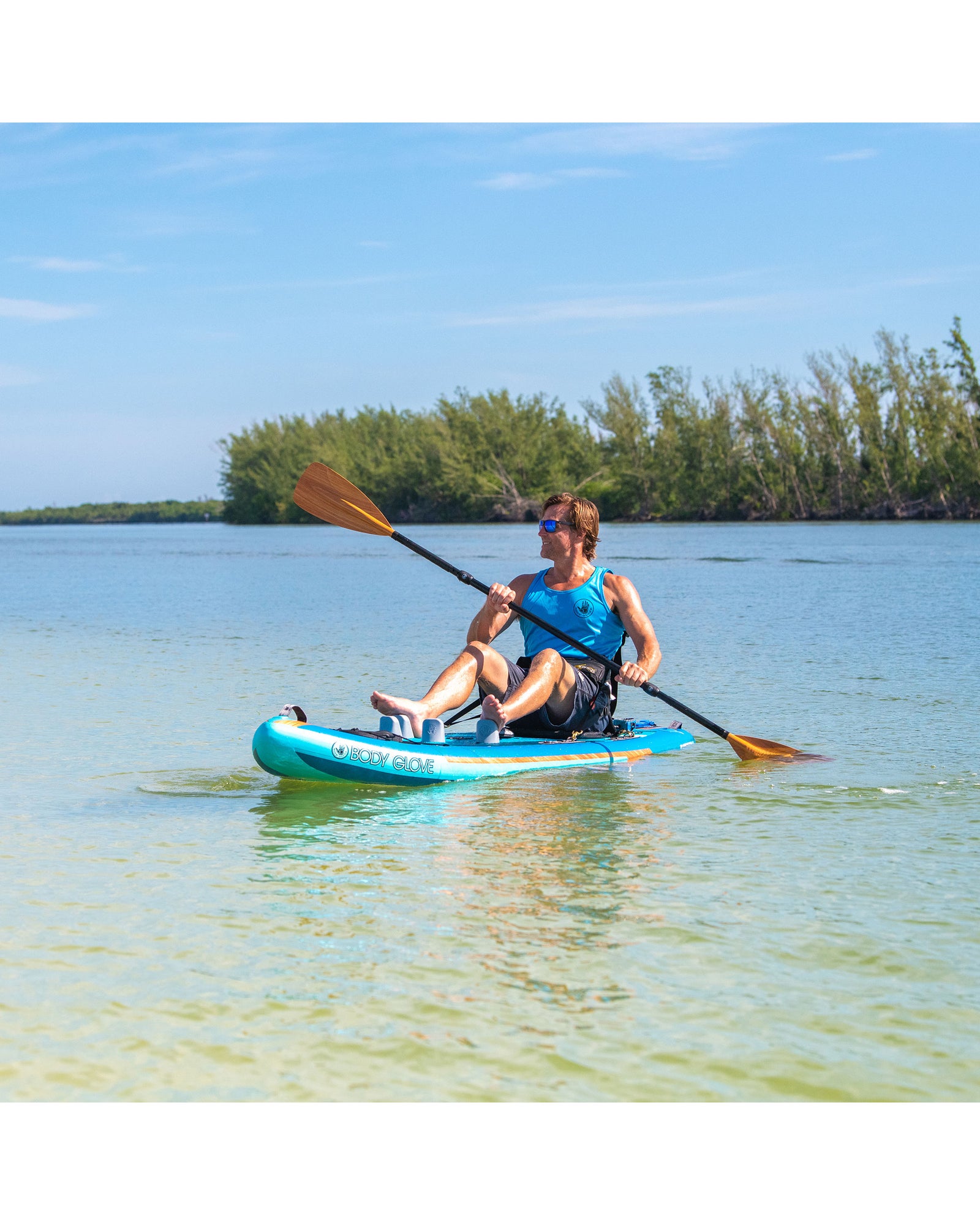 Porter 9'6" Inflatable Paddle Board - Blue/Navy